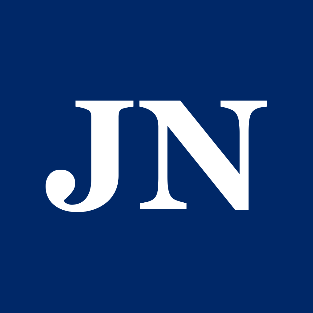 JN mark on navy